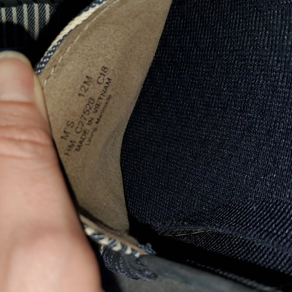 Cole Haan Boat Shoes ⛵ white and navy blue striped - Picture 4 of 6